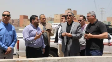 محافظ الجيزة يتابع أعمال التطوير بطريق مصر إسكندرية الصحراوي