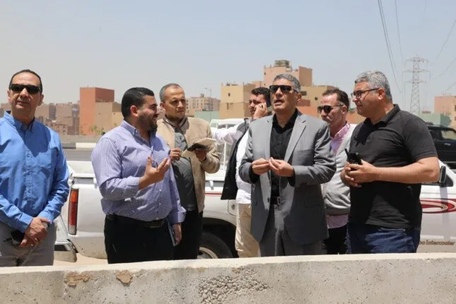 محافظ الجيزة يتابع أعمال التطوير بطريق مصر إسكندرية الصحراوي