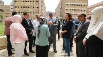 محافظ الجيزة يزور تأثيرات تحسين منشآت مدينة الطلبة والطالبات بالعجوزة