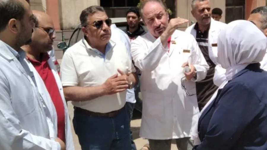 محافظ الدقهلية يتفقد مستشفى أجا