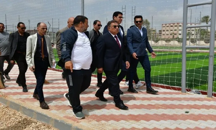 محافظ الدقهلية يزور موقع المرحلة الأولى من مشروع نادى المنصورة الرياضى في فرع جمصة محافظ الدقهلية يزور موقع المرحلة الأولى من مشروع نادى المنصورة الرياضى في فرع جمصة