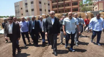 محافظ الغربية يتابع ميدانيًا توريد القمح بالشونة المركزية ببسيون