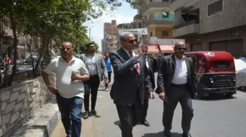 محافظ الغربية يراقب جهود تنظيف ورفع المعوقات في شوارع طنطا