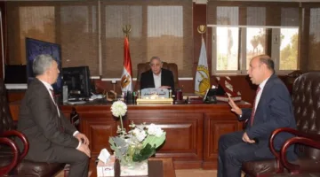 محافظ الغربية يستقبل المدير الجديد لوزارة الزراعة