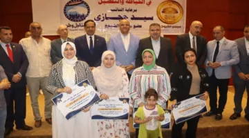 محافظ القليوبية يحتفي بالخريجات من دورة الخياطة في شبرا الخيمة