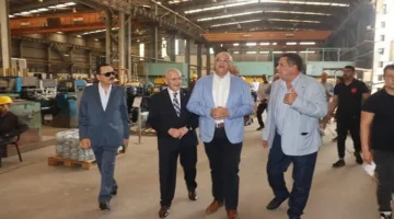 محافظ القليوبية يزور المنطقة الصناعية في الخانكة