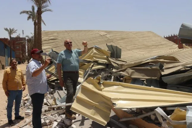 محافظ القليوبية يشارك في حملة إزالة كاملة لتعديات الأراضي الزراعية في قرية القلج بالخانكة محافظ القليوبية يشارك في حملة إزالة كاملة لتعديات الأراضي الزراعية في قرية القلج بالخانكة