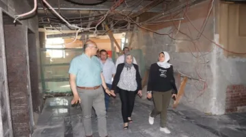 محافظ القليوبية يطلع على تقدم العمل في تطوير مستشفى النيل