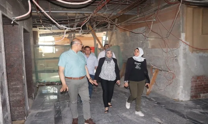 محافظ القليوبية يطلع على تقدم العمل في تطوير مستشفى النيل محافظ القليوبية يطلع على تقدم العمل في تطوير مستشفى النيل