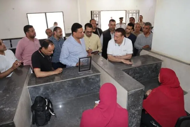 محافظ المنوفية يتفقد مستشفى أشمون الجديدة