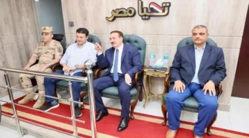محافظ المنوفية يشارك في نموذج محاكاة لإدارة سيناريو لأزمة افتراضية