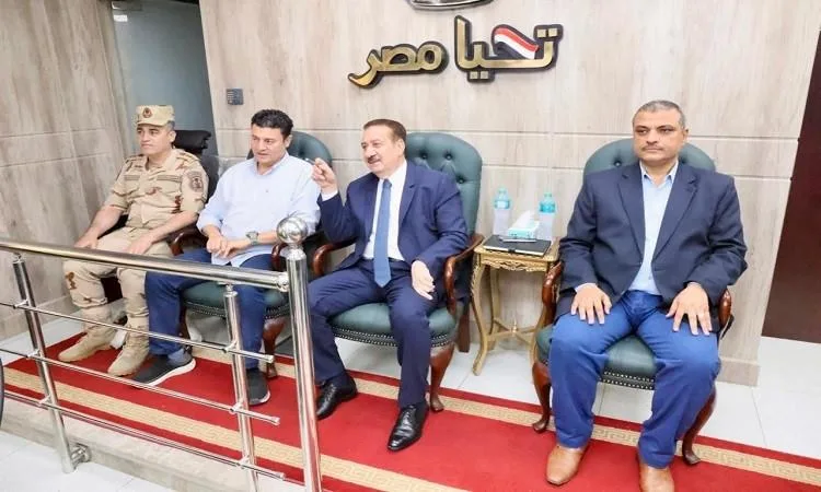 محافظ المنوفية يشارك في نموذج محاكاة لإدارة سيناريو لأزمة افتراضية