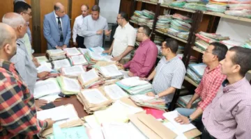 محافظ المنيا يطالب بزيادة سرعة العمل لتسريع إنجاز ملف تقنين أراضي الدولة