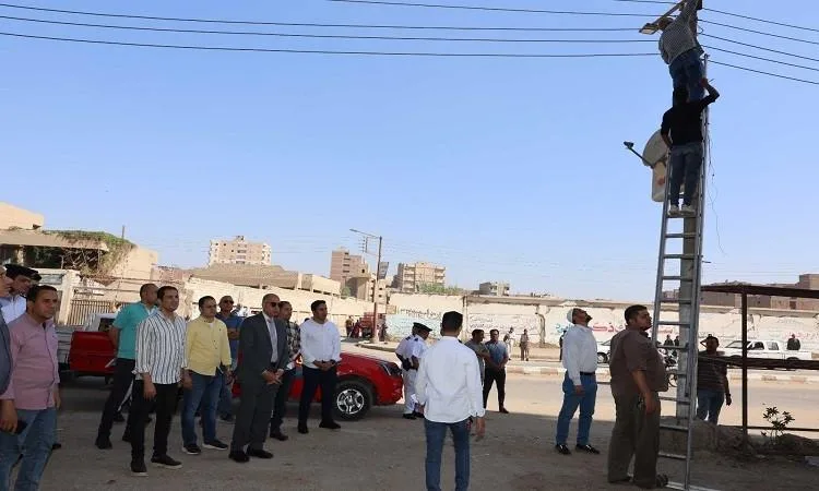 محافظ المنيا يقود حملة لإزالة التعديات على الأراضي الزراعية والبناء المخالف