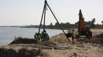 محافظ بني سويف يزور مشروع المرسى السياحي شرق النيل للاطلاع على سير العمل.