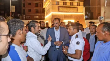 محافظ سوهاج ي inaugurates ميدان سيتي بعد تحديثه ويقوم بجولة للاطلاع على مشروعات تحسين المدينة