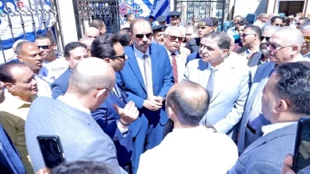 محافظ سوهاج يتفقد الأعمال الإنشائية لمشروع إنشاء مستشفى المراغة المركزي الجديد