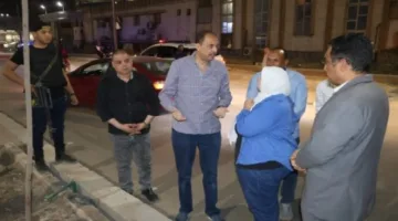 محافظ سوهاج يزور مشاريع التطوير والتجميل في مدينة ناصر
