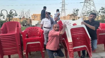 محافظة الجيزة: إزالة 1100 حالة إشغال من المقاهي والمطاعم والمتاجر في حدائق الأهرام
