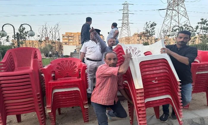 محافظة الجيزة: إزالة 1100 حالة إشغال من المقاهي والمطاعم والمتاجر في حدائق الأهرام محافظة الجيزة: إزالة 1100 حالة إشغال من المقاهي والمطاعم والمتاجر في حدائق الأهرام