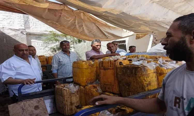 محافظة الجيزة تتخذ إجراءات لإغلاق منشأة غير قانونية لإعادة تدوير الزيوت المستعملة في أوسيم محافظة الجيزة تتخذ إجراءات لإغلاق منشأة غير قانونية لإعادة تدوير الزيوت المستعملة في أوسيم