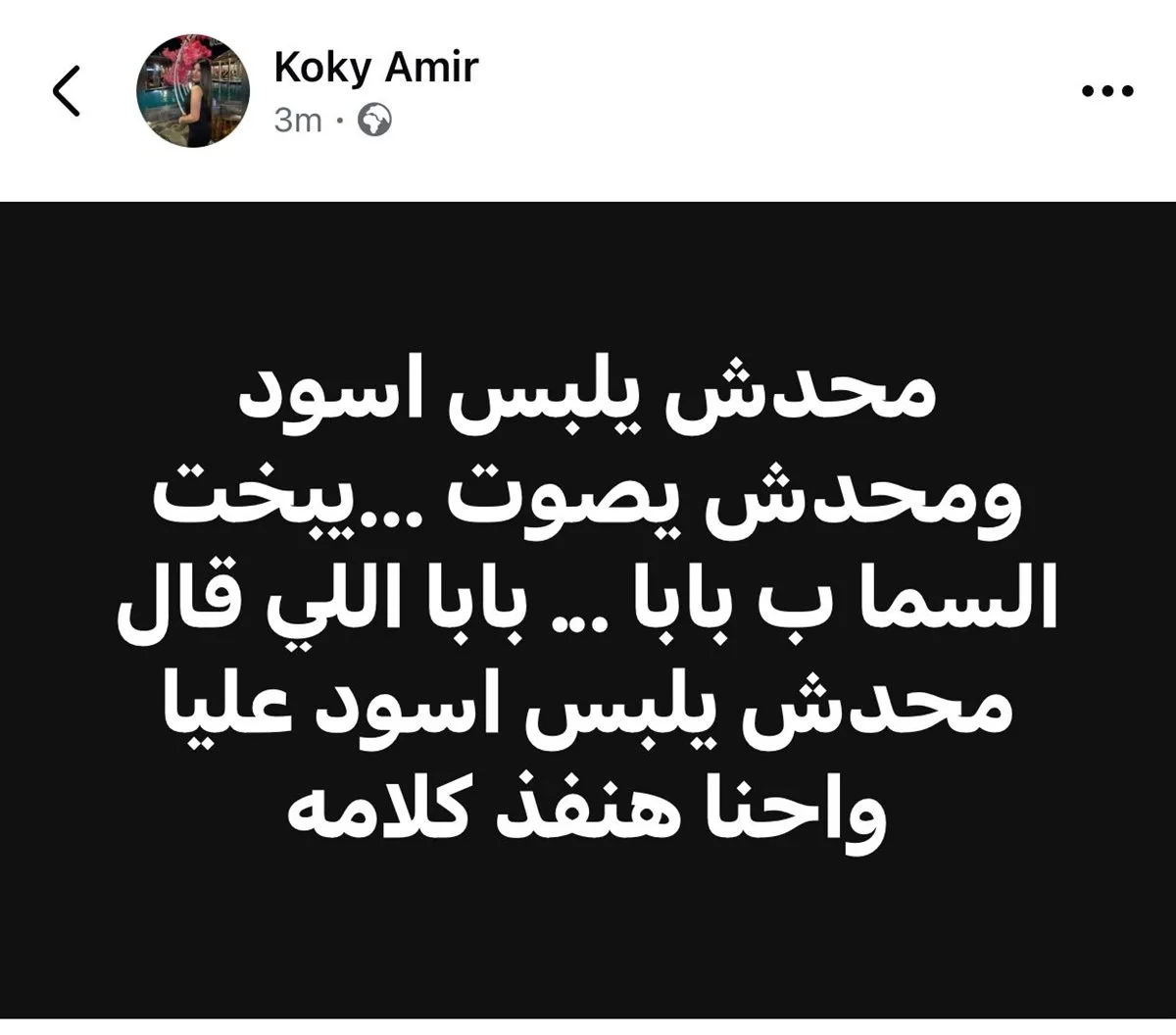 محدش يلبس أسود.. ابنة المصور أمير رشدي تكشف وصية والدها