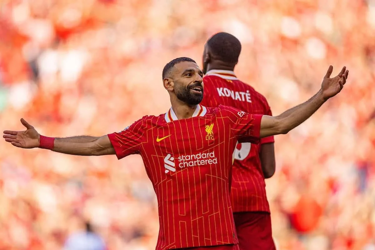 محمد صلاح يدعو لاعب مانشستر سيتي للانتقال إلى ليفربول: لدينا مكان لك هنا. محمد صلاح يدعو لاعب مانشستر سيتي للانتقال إلى ليفربول: لدينا مكان لك هنا.