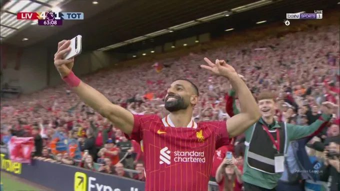 محمد صلاح يقترب من الفوز بجائزة الحذاء الذهبي هذا الموسم
