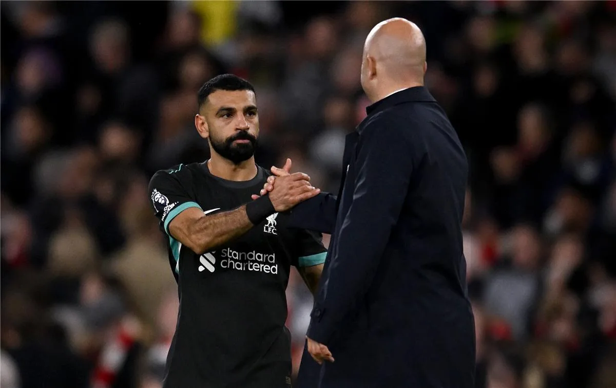 محمد صلاح يكشف عن أول حوار مفاجئ له مع سلوت ويقول: “قال لي شيئًا كنت بحاجة إلى سماعه” محمد صلاح يكشف عن أول حوار مفاجئ له مع سلوت ويقول: “قال لي شيئًا كنت بحاجة إلى سماعه”