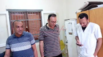 محمود هاشم يزور قسم الاستقبال والطوارئ في سيدي سالم
