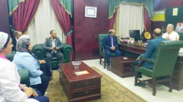 محور التعاون بين النقابة والمعهد العالي بشربين في مجال العلوم الصحية