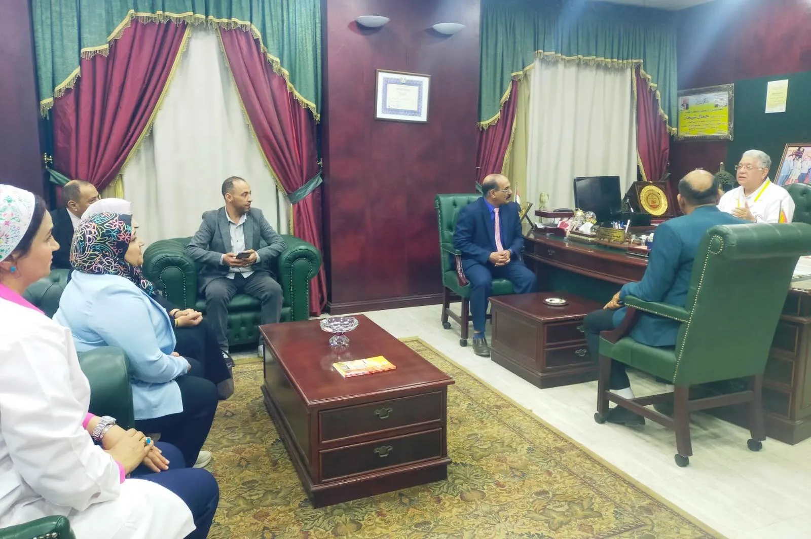 محور التعاون بين النقابة والمعهد العالي بشربين في مجال العلوم الصحية محور التعاون بين النقابة والمعهد العالي بشربين في مجال العلوم الصحية