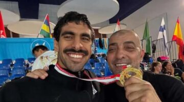مدرب السباحة عبد الرحمن سامح يعرب عن تقديره لرئيس اتحاد السباحة على الدعم المقدم
