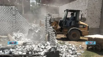مدير الإصلاح الزراعي يراقب عملية واسعة لإزالة التعديات على ممتلكات الدولة والأراضي الزراعية.