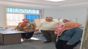مدير الطب الوقائي في الدقهلية يشرف على تجهيز العيادة الخارجية في منطقة الشيخ زايد بمدينة جمصة.