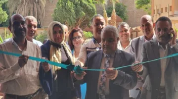 مدير تعليم الأقصر ي inaugurates المعرض النهائي لمادة التربية الفنية