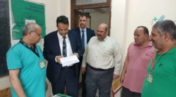 مدير تعليم الغربية يزور لجنة الإشراف والمراقبة لدبلوم المدارس الفنية الزراعية