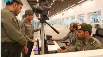 مدير عام جوازات المنافذ يقوم بزيارة تفقدية لجوازات منفذ حالة عمار