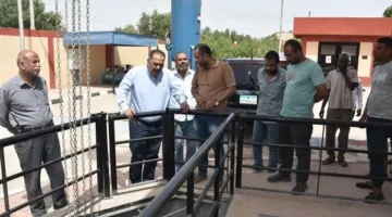 مدير “مياه الأقصر” يزور محطة صرف الترعة الشرقية لتفقد سير العمل (صور)