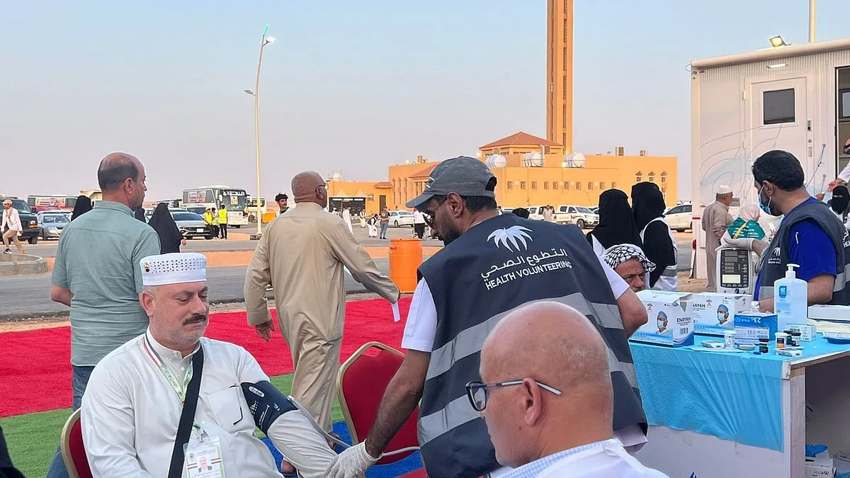 مدينة الحجاج في الجوف توفر عيادات متحركة لخدمة الحجاج مدينة الحجاج في الجوف توفر عيادات متحركة لخدمة الحجاج