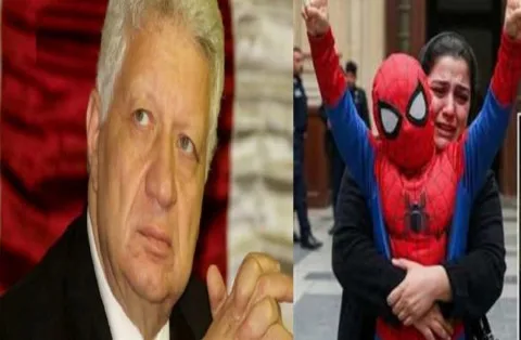 مرتضى منصور يستقبل الطفل “ياسين” وأمه