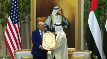 مرصع بالأحجار الثمينة.. الإمارات تكرم ترامب بـ “وسام زايد”