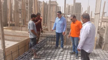 مسؤولو بني سويف الجديدة يراقبون سير تنفيذ مشروع ديارنا (صور)