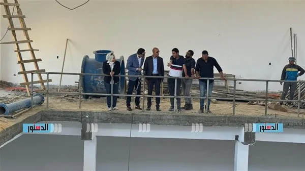 مسؤولو مرافق القاهرة الجديدة يراقبون سير العمل في محطة الصرف الصحي بالتجمع الثالث مسؤولو مرافق القاهرة الجديدة يراقبون سير العمل في محطة الصرف الصحي بالتجمع الثالث
