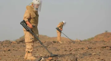 “مسام” يزيل 1,095 لغمًا في اليمن خلال فترة أسبوع