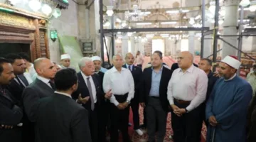 مستشار الرئيس ومحافظ القاهرة يزوران مشروع تطوير مسجد السلطان أبو العلا في بولاق