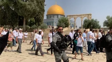 مستوطنون يقتحمون باحات المسجد الأقصى
