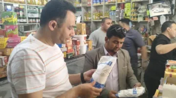 مصادرة ألبان غير صالحة للاستهلاك داخل منشأة تجميع في إهناسيا بمحافظة بني سويف