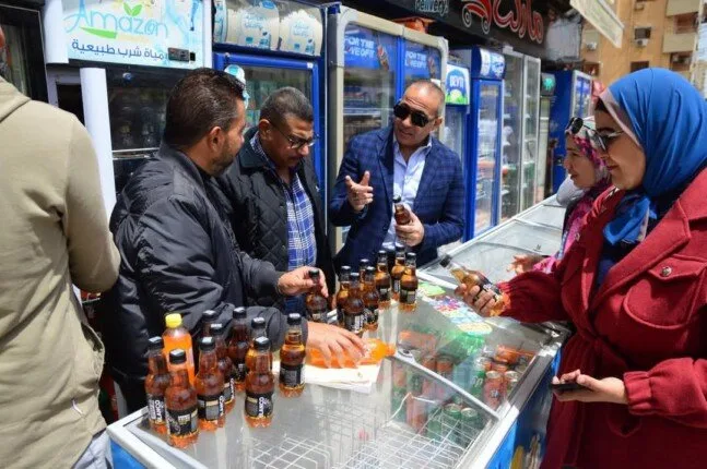 مصادرة كميات ضخمة من المنتجات المنتهية الصلاحية خلال حملة في بورسعيد