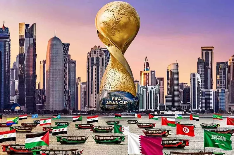 مصر تتصدر المجموعة الأولى ومواجهات التصفيات: تفاصيل تصنيف قرعة كأس العرب 2025. مصر تتصدر المجموعة الأولى ومواجهات التصفيات: تفاصيل تصنيف قرعة كأس العرب 2025.